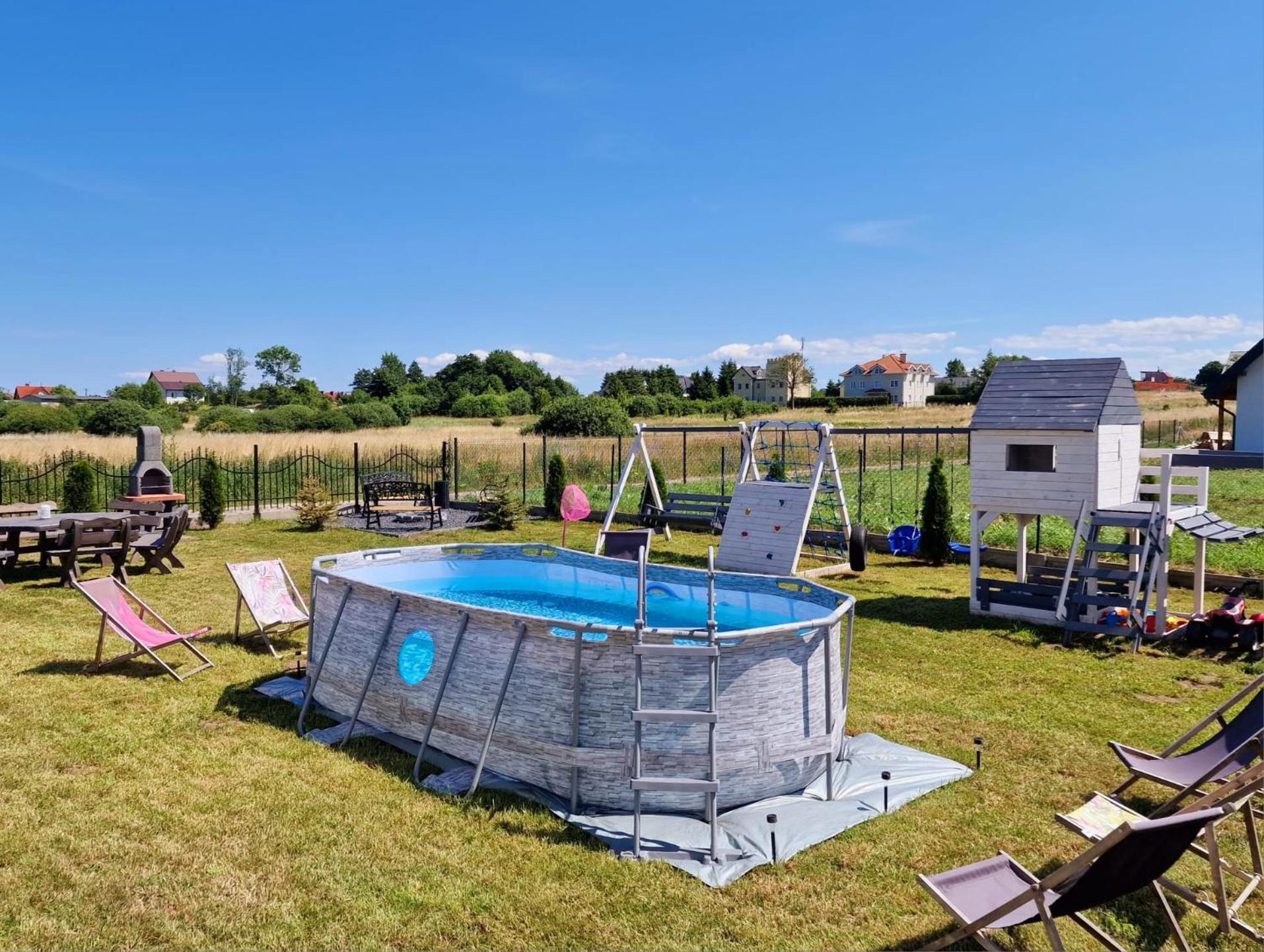 Diamenty Baltyku Domki Wakacyjne Balia Z Jacuzzi เมียเลนโก ภายนอก รูปภาพ