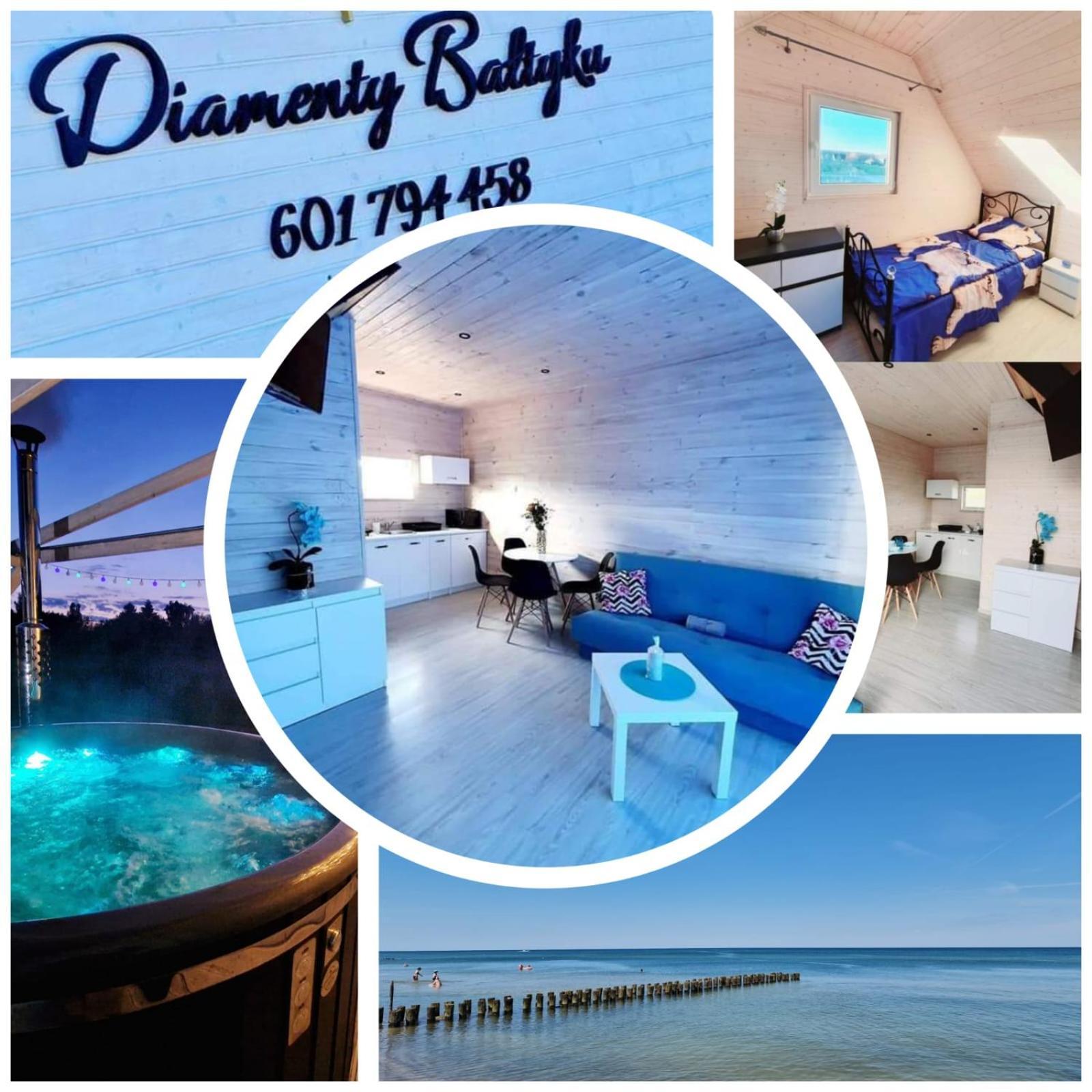 Diamenty Baltyku Domki Wakacyjne Balia Z Jacuzzi เมียเลนโก ภายนอก รูปภาพ
